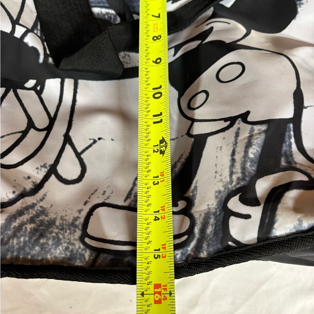 Disney Mickey Mouse Steamboat Willie Black and White Tote Bag - Picture 8 of 10